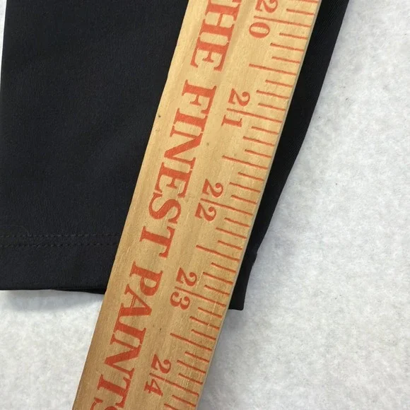 NIKE Black One Dri-Fit Swoosh Run Mid-Rise 7/8 Active Running Leggings Size S - Picture 4 of 15